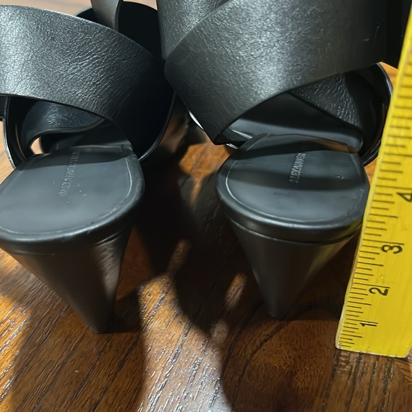 ALEXANDER WANG  wrap around Sandals Black Leather - Picture 7 of 7